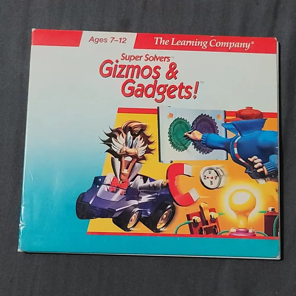 Vtg 1995 SUPER SOLVERS: GIZMOS & GADGETS PC CD-ROM